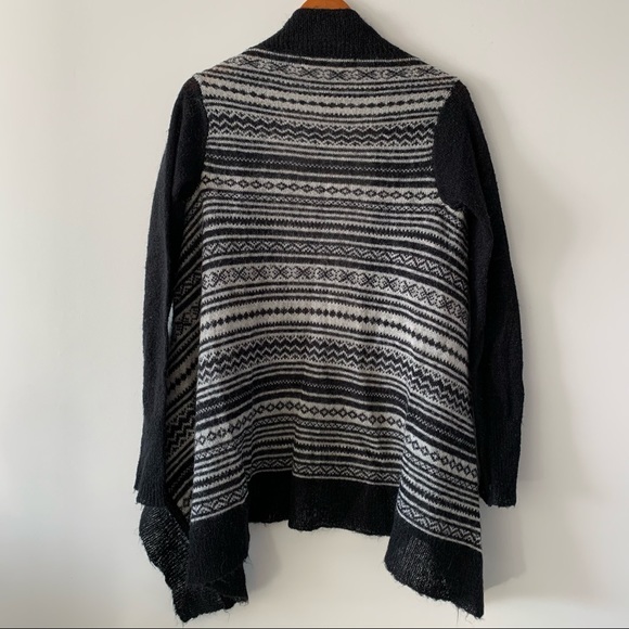 ZARA Knitwear Wrap Wool Cardigan - Picture 4 of 6